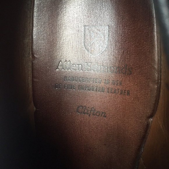 Allen Edmonds Clifton Cap Toe Shoes Size 10 Men Made In USA main image 6